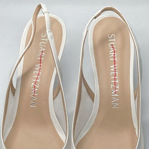 Stuart Weitzman Slingback Pointed Toe Pumps size 9 - Picture 3 of 11